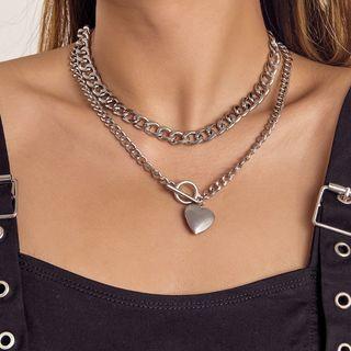 Chained Heart Necklace
