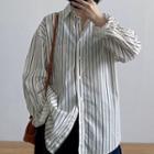 Striped Shirt Striped - Beige - One Size