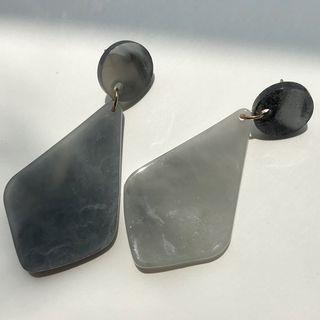 Acetate Dangle Earring 1 Pair - Earrings - One Size