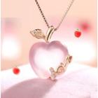 925 Silver Apple Necklace
