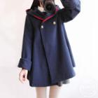 Hooded Toggle Coat / Hooded Double-breasted Coat