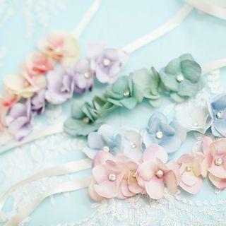 Wedding Floral Bracelet