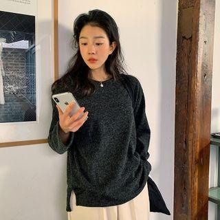 Plain Wool Blend T-shirt