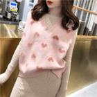 Heart Knit Vest