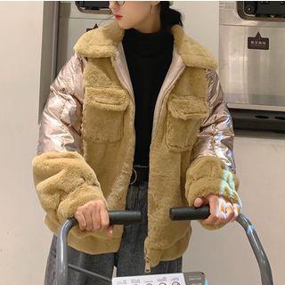 Fleece Padded Zip Coat