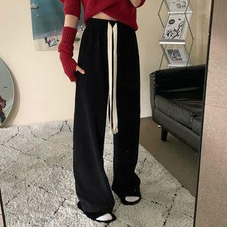 Corduroy Ribbed Wide Leg Pants