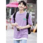 Commune Letter-printed T-shirt