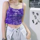 Short-sleeve Tie-dye T-shirt / Camisole Top