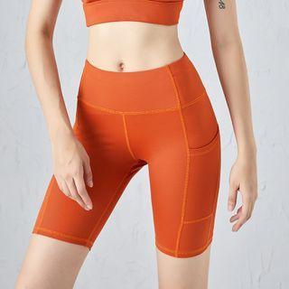 Pocketed Yoga Shorts