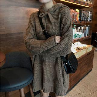 Mini Hooded Sweater Dress