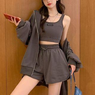 Plain Jacket / Tank Top / Shorts