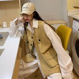 Long-sleeve Shirt / Cargo Vest