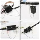 Set: Grommet Belt + Pouch + Chain