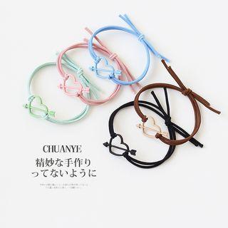 Alloy Heart & Arrow Hair Tie