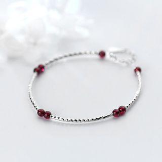 925 Sterling Sliver Stone Bracelet