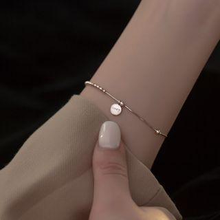 925 Sterling Silver Bead Bracelet Bracelet - Lucky - One Size