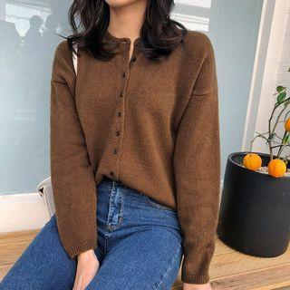 Button-trough Cardigan In 4 Colors