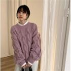 Cable Knit Sweater / Shirt