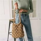 Knit Fishnet Hand Bag