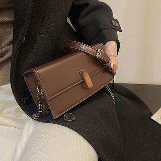 Chain Wooden Buckle Crossbody Bag