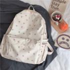 Floral Print Backpack Floral - White - One Size