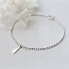 S925 Silver Triangle Anklet