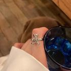 Bear Alloy Ring 1 Pc - Silver - One Size