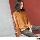 Bell Sleeve Square Neck Chiffon Top