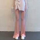 Boot-cut Pants / Drawstring Long-sleeve T-shirt