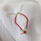 Chinese Character Mouse Print Bracelet Bracelet - Red - One Size