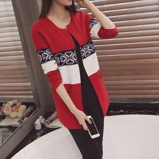 Print Panel Cardigan