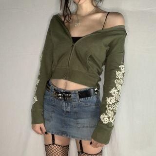 Floral Print Crop Jacket