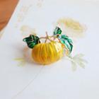 Pumpkin Brooch As Shown In Figure - One Size