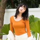 Long-sleeve Plain Warm-up Top
