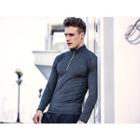 Long-sleeve Zip Sport T-shirt