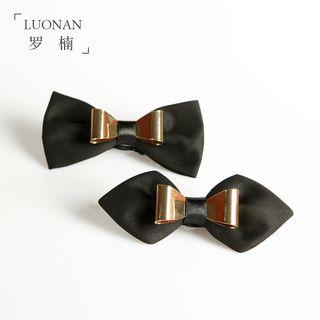 Metallic Layered Bow Tie