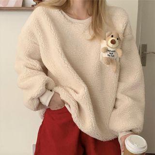 Plush Bear Fleece Sweatshirt