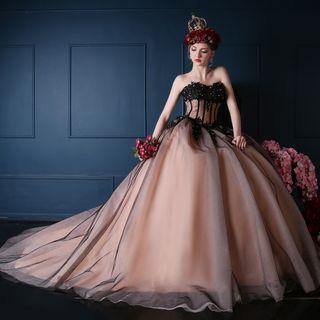 Embellished Sweetheart Neckline Ball Gown