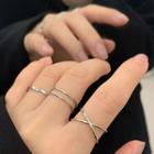 Set Of 3: Ring Set Of 3 - Ring - Silver - One Size