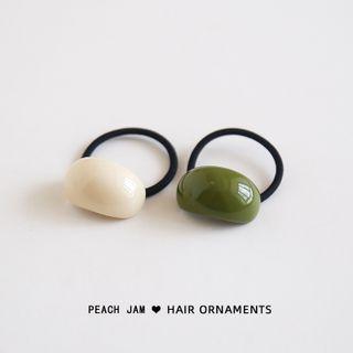 Polished Bead Hair Tie