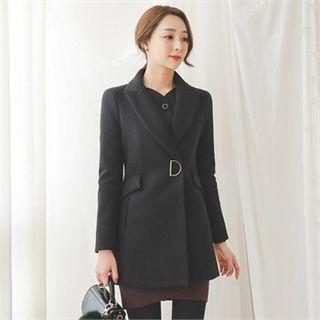 Contrast-pocket Metal-trim Jacket
