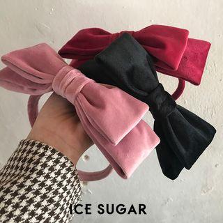 Bow Velvet Headband