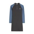 Long-sleeve Logo Raglan Sheath Dress