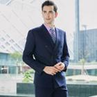 Couple Matching Single-button Blazer / V-neck Vest / Dress Pants / Pencil Skirt / Shirt / Set