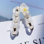 Acrylic Flower / Chain Hair Clip