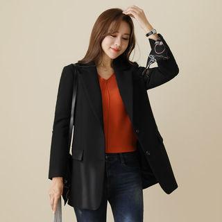 Detachable Scarf-cuff Blazer