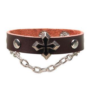 Cross Genuine Leather Bracelet