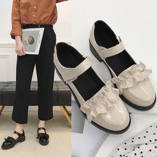 Ruffle Detail Mary Jane Flats