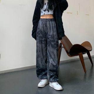 Tie-dyed Baggy Pants