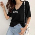 Little Letter Print T-shirt